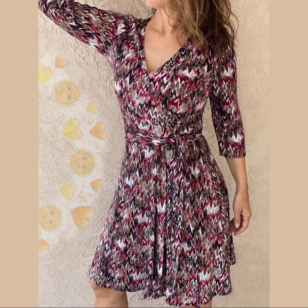 AGB wrap around dress